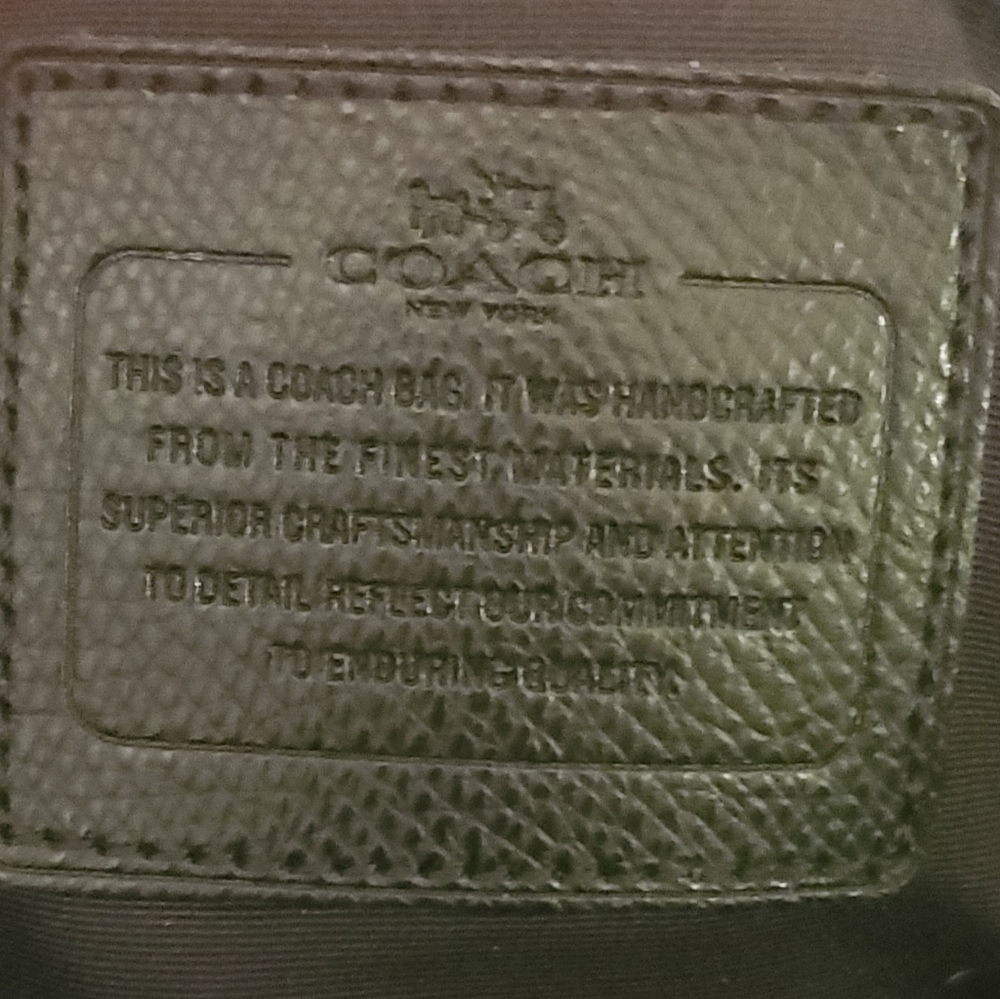 Coach Baby Diaper Bag in Signature Canvas Brown Black - Picture 4 of 6